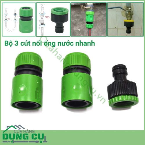 Bộ 3 cút nối nhanh giá rẻ