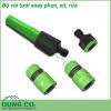 Bộ vòi tưới xoay phun, xịt, rửa