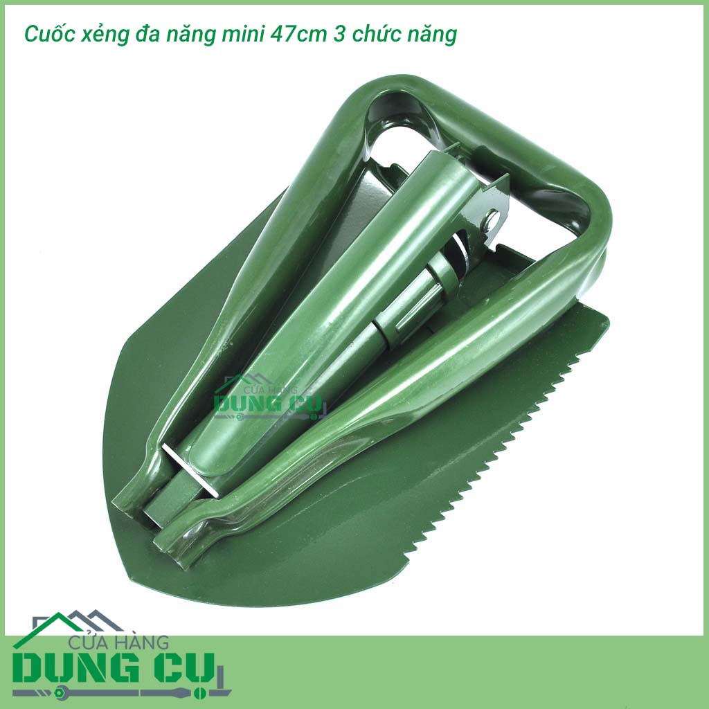 Cuốc xẻng đa năng mini 47cm