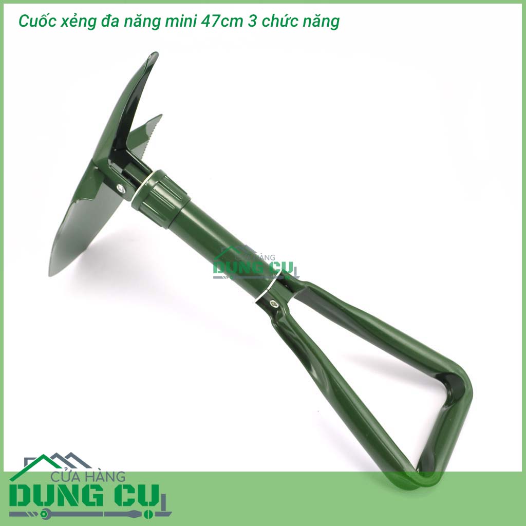 Cuốc xẻng đa năng mini 47cm