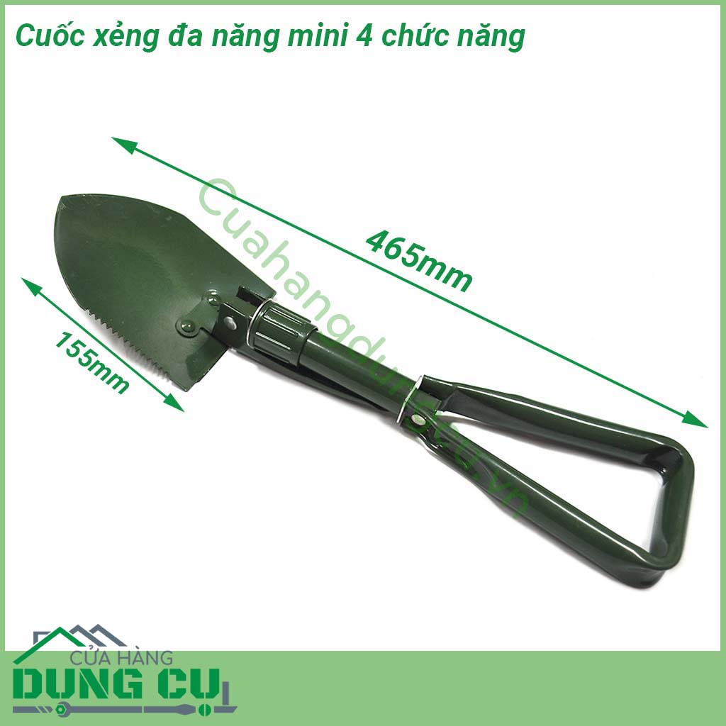 Cuốc xẻng đa năng mini 46,5cm
