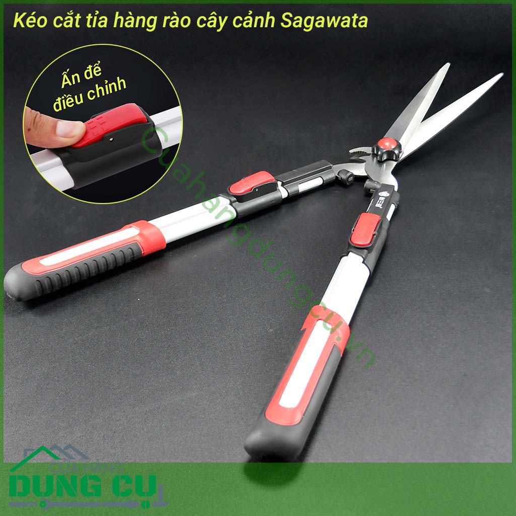 Kéo cắt tỉa hàng rào cây cảnh có tăng