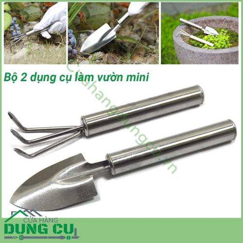 Bộ 2 dụng cụ làm vườn mini