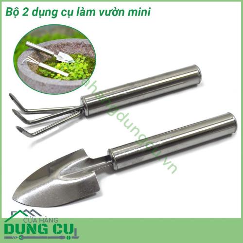 Bộ 2 dụng cụ làm vườn mini