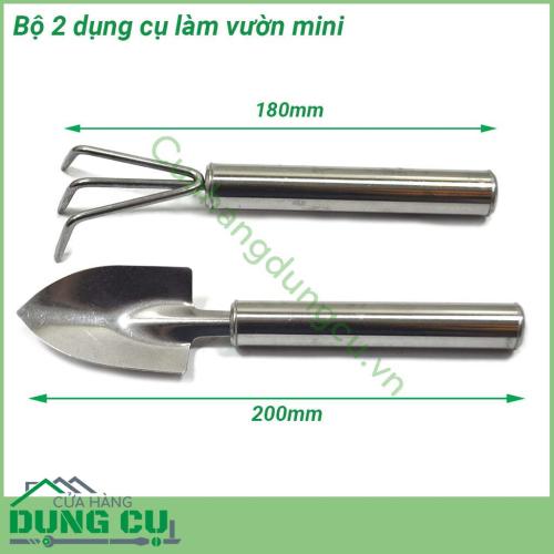 Bộ 2 dụng cụ làm vườn mini