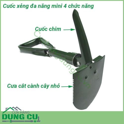 Cuốc xẻng đa năng mini 46,5cm