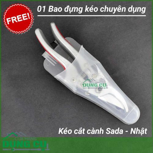 Kéo cắt cành Sada Nhật tặng kèm bao đựng