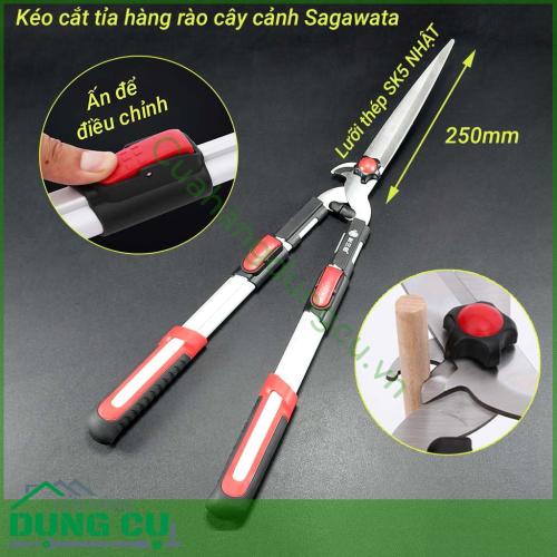 Kéo cắt tỉa hàng rào cây cảnh có tăng