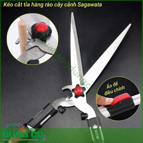 Kéo cắt tỉa hàng rào cây cảnh có tăng