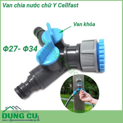 Van chia nước chữ Y Cellfast