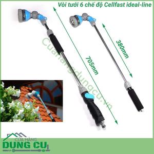 Vòi tưới cần nối dài 6 chế độ tưới Cellfast