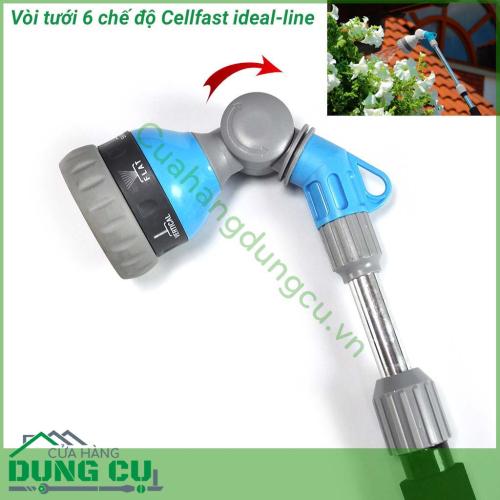 Vòi tưới cần nối dài 6 chế độ cellfast