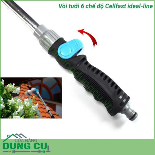 Vòi tưới cần nối dài 6 chế độ cellfast