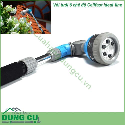 Vòi tưới cần nối dài 6 chế độ cellfast
