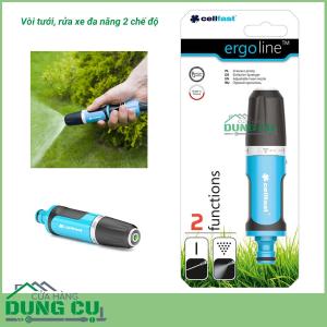 Vòi tưới nước cao cấp 2 chế độ Cellfast 53-300