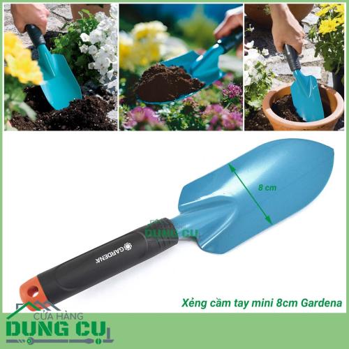 Xẻng mini cầm tay 8cm Gardena