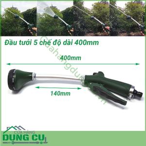 Đầu tưới cây cán dài 5 chế độ đa năng