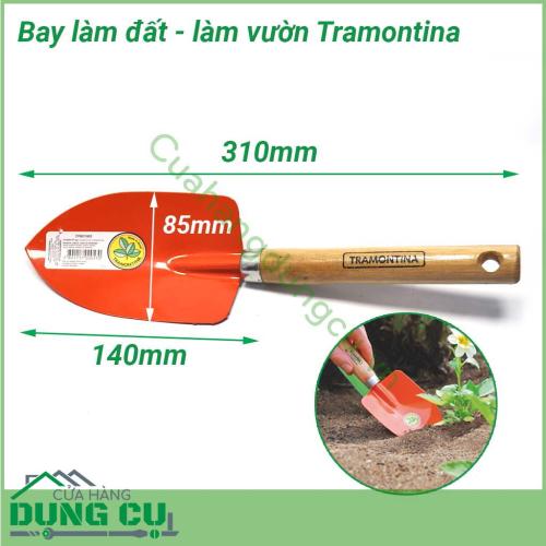 Xẻng làm vườn mini cầm tay Tramontina