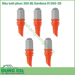 Bộ 5 đầu tưới phun 360 độ Gardena 01365-20