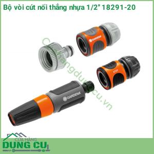 Bộ vòi tưới 2 chế độ 1/2 inch Gardena 18291-20