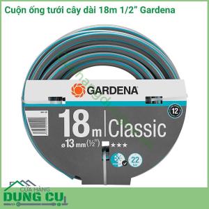 Cuộn dây ống tưới cây dài 18m 1/2 inch Gardena