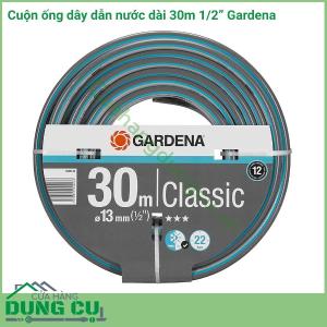 Cuộn dây ống tưới cây, dẫn nước dài 30m 1/2 inch Gardena