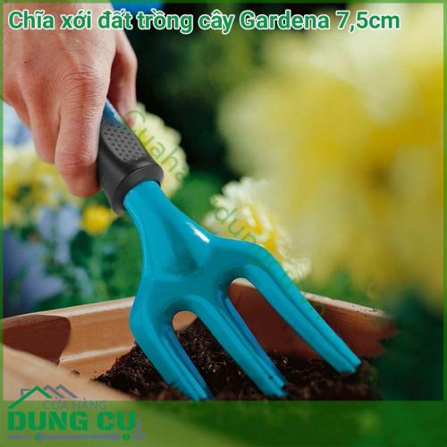 Chĩa xới đất trồng cây Gardena 7,5cm