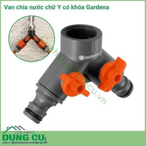 Van chia nước chữ y có khóa Gardena 00938-20